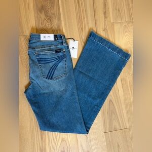 7 For All Mankind Dojo Original Jeans Women's Trousers NWT Size 30 7FAMK